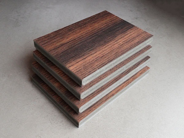 PVC Film Laminated Foam Board Wood Grain Surface