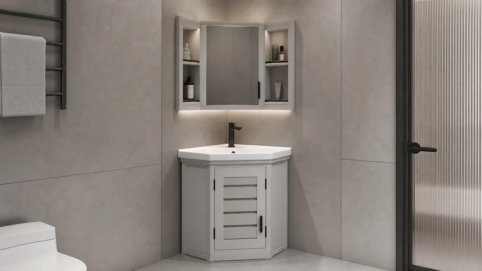 Bathroom Cabinet Systems and OEM Vanities reference visualization