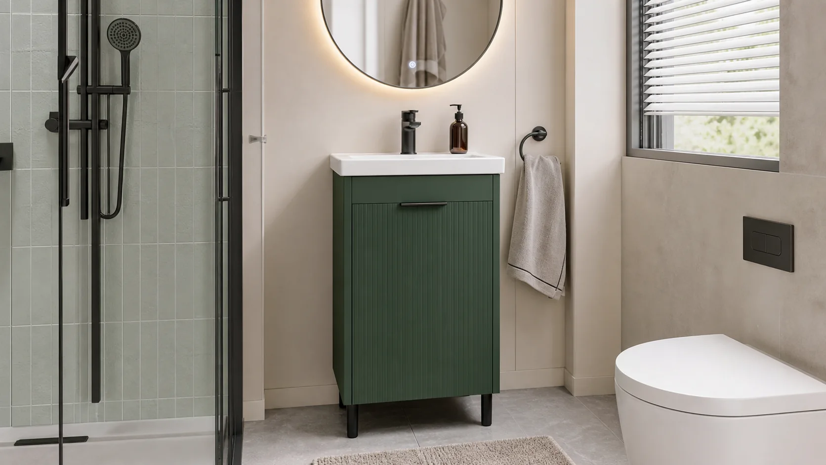 Bathroom Cabinet Systems and OEM Vanities reference visualization