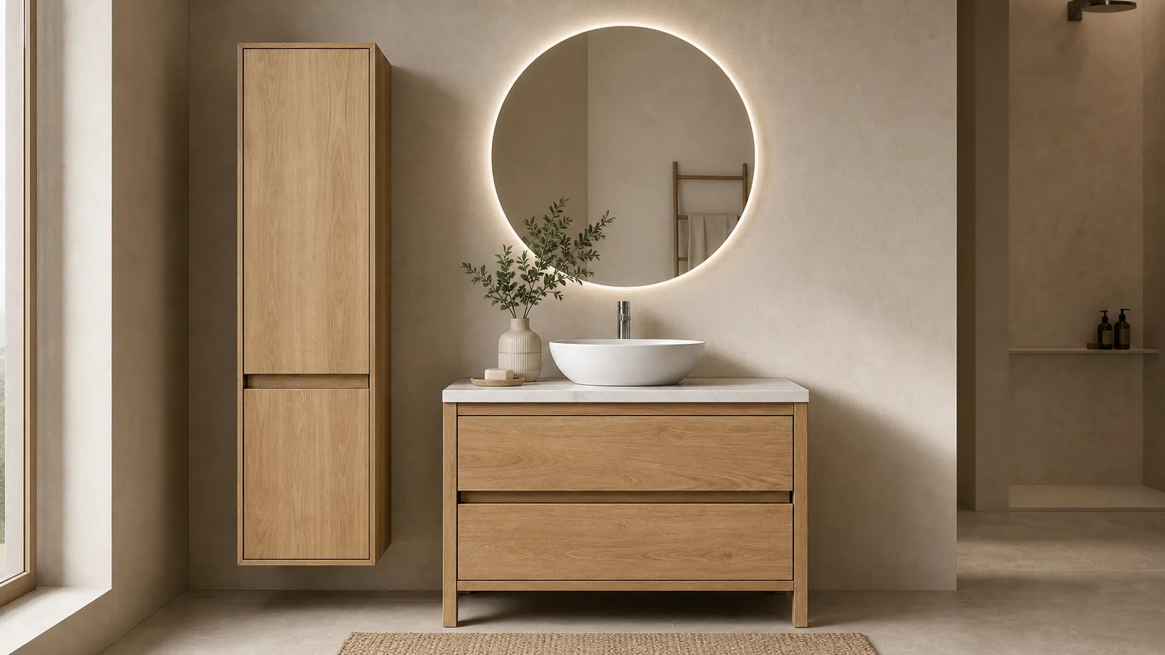 Bathroom Cabinet Systems and OEM Vanities reference visualization