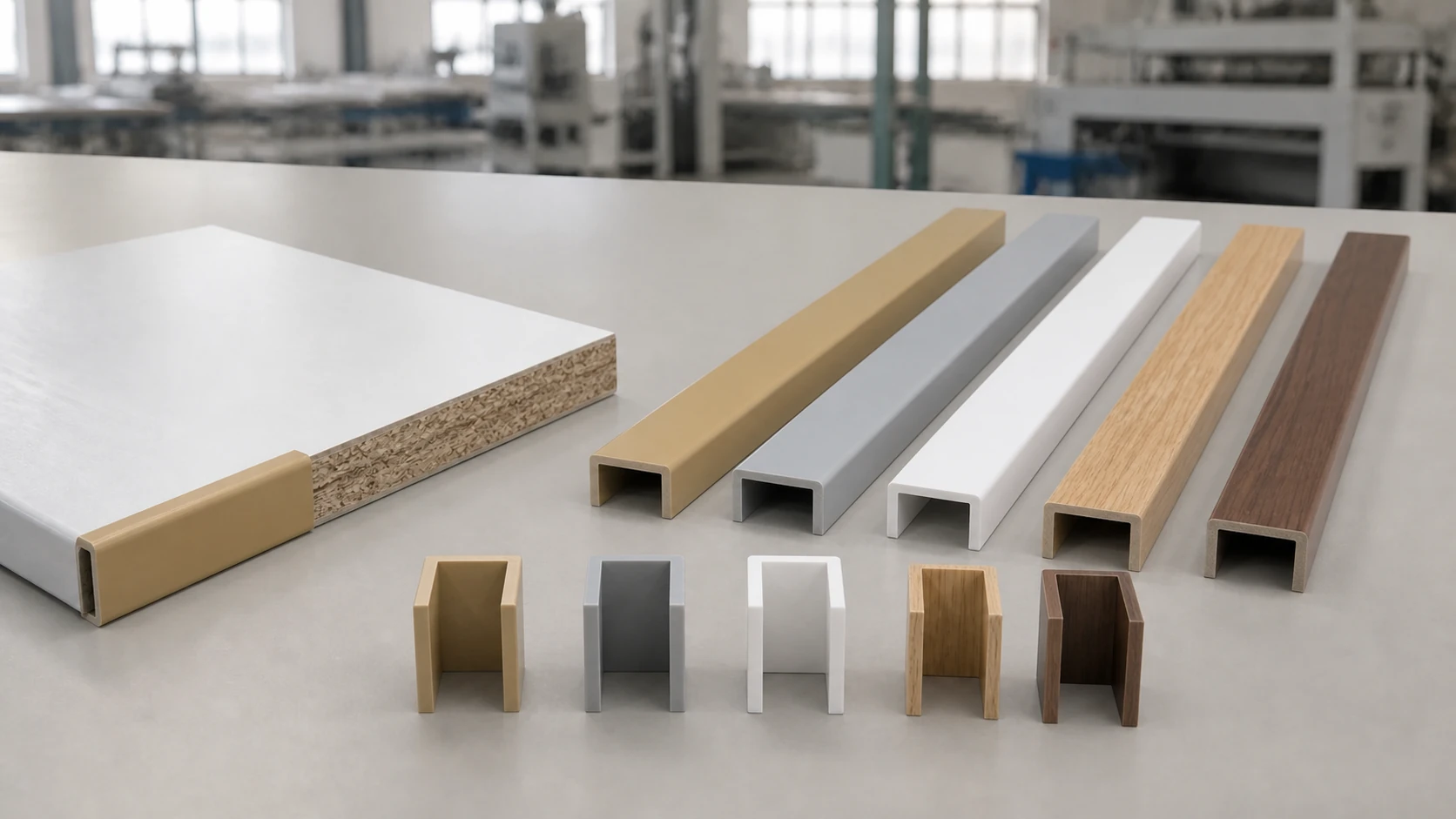 PVC U Profile Edge Trim