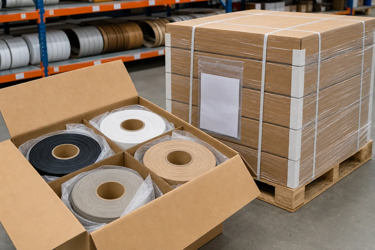 PVC edge banding for furniture panels and cabinet doors reference 3
