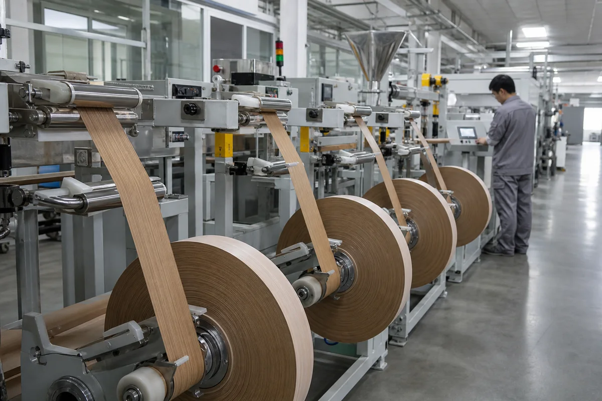 PVC edge banding for furniture panels and cabinet doors reference 2