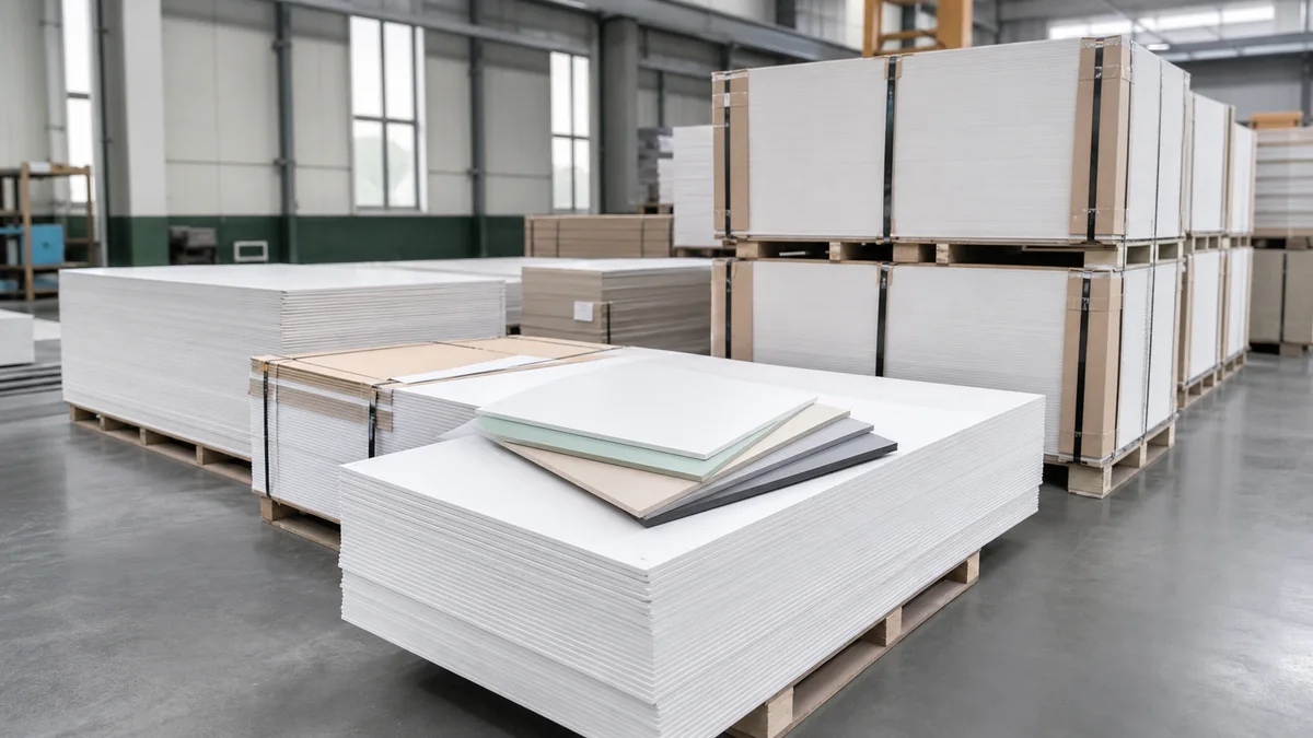Expanded PVC Sheet Container Loading and Packing from China