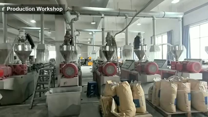 JINYOU factory photo for PVC foam board and PVC edge banding production